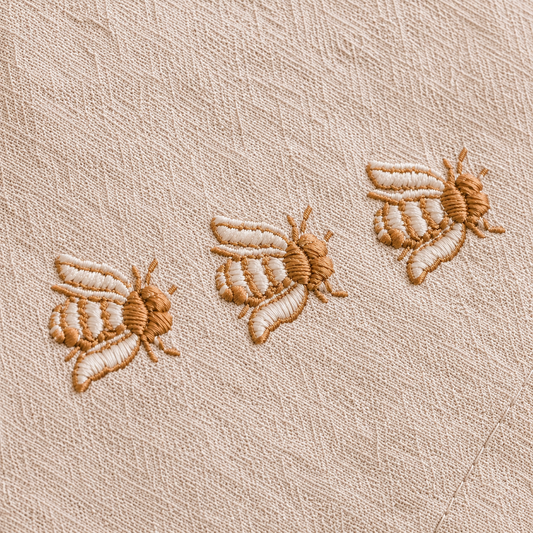 Toscana Bee Basket in Oatmeal Stone