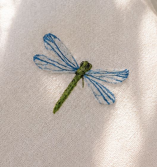 Toscana Dragonfly Cocktail Napkins in Off-White – Set of 4