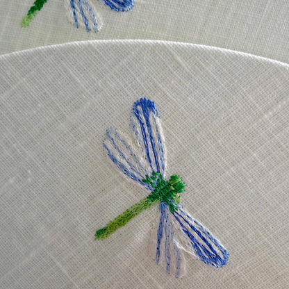 Toscana Dragonfly Placemats in Off-White – Set of 2