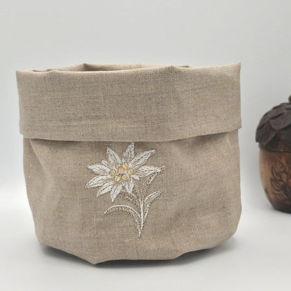 Cortina Stella Alpina Basket in Oatmeal Stone