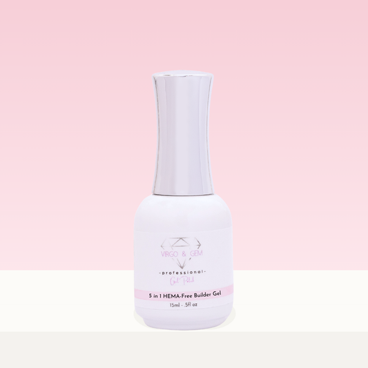 5 in 1 HEMA-Free Builder Gel – Clear (UV/LED Required)