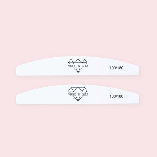 100/180 Grit Nail File – Double-Sided (2-Pack)