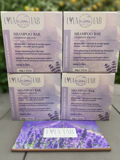 Solid Shampoo & Conditioner Bars - for all types of hair and skin
