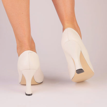 IVORY GRACE – Ivory Nappa Pump
