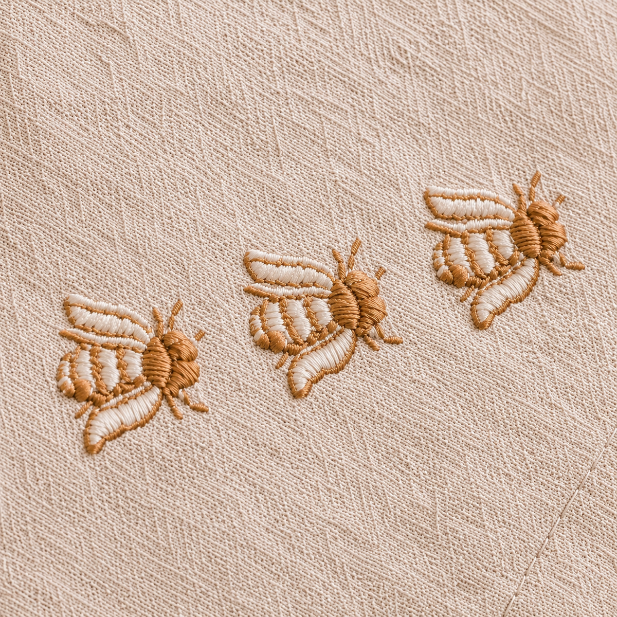 Toscana Bee Basket in Oatmeal Stone