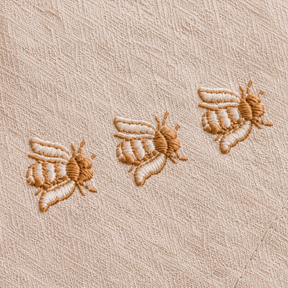Toscana Bee Basket in Oatmeal Stone