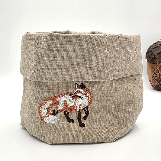 Cortina Volpe Basket in Oatmeal Stone