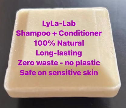 Solid Shampoo & Conditioner Bars - for all types of hair and skin