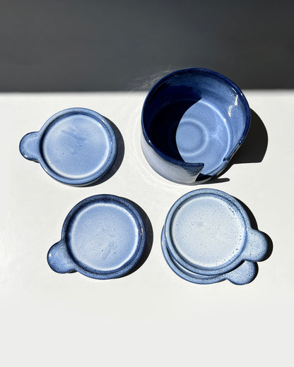 Indigo Handmade Tapas Plate Set