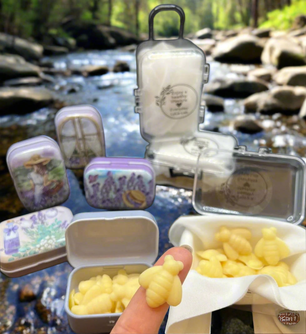 Bee Wise 🐝: Natural Mini Soaps, Not Polluting Wipes