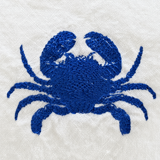 Amalfi Crab Napkins in Off-White – Set of 4