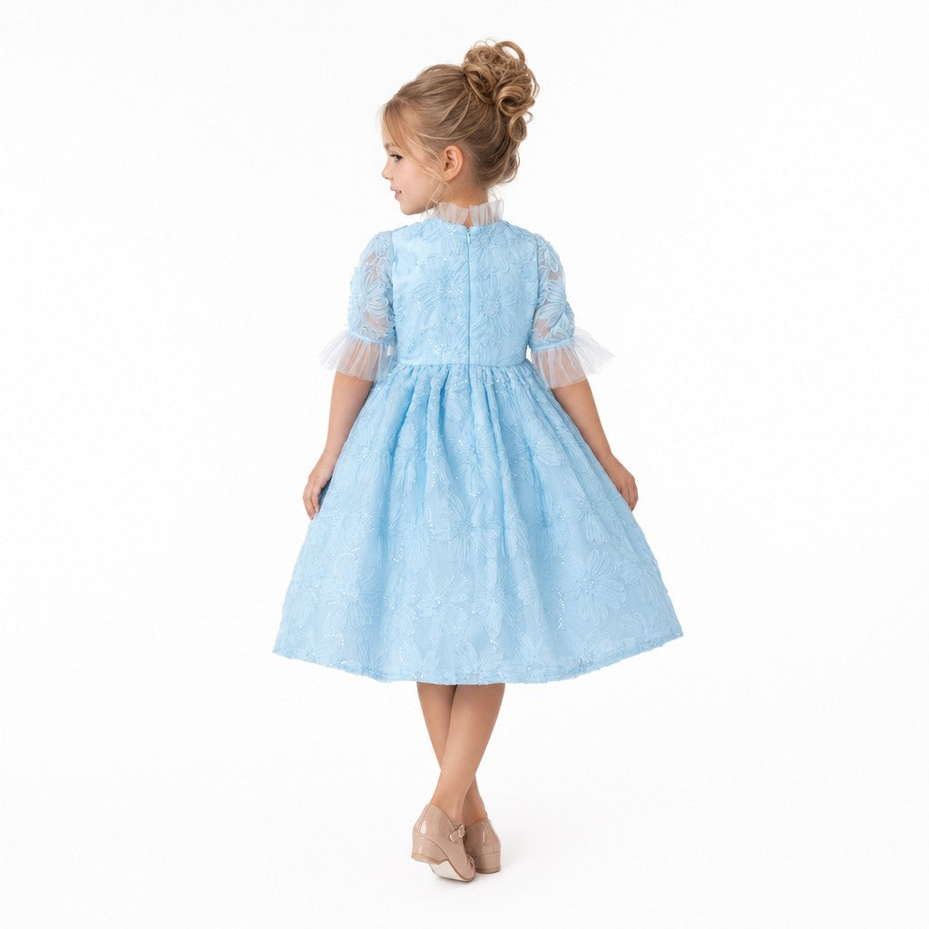 Sky Petal Music Box Dress