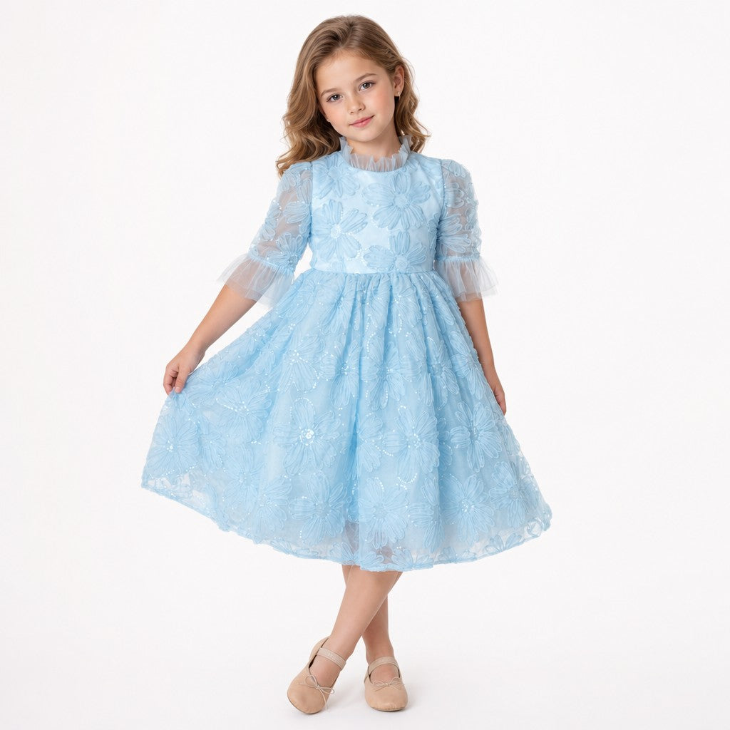 Sky Petal Music Box Dress