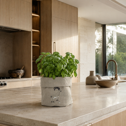 Cortina Stambecco Basket in Oatmeal Stone