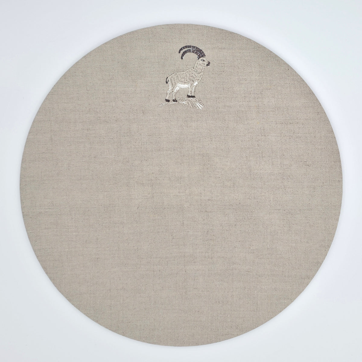 Cortina Stambecco Placemats in Oatmeal Stone — Set of 2