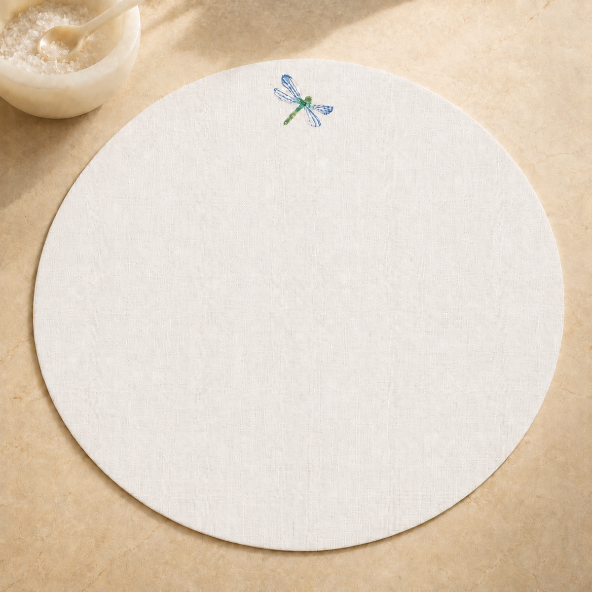 Toscana Dragonfly Placemats in Off-White – Set of 2