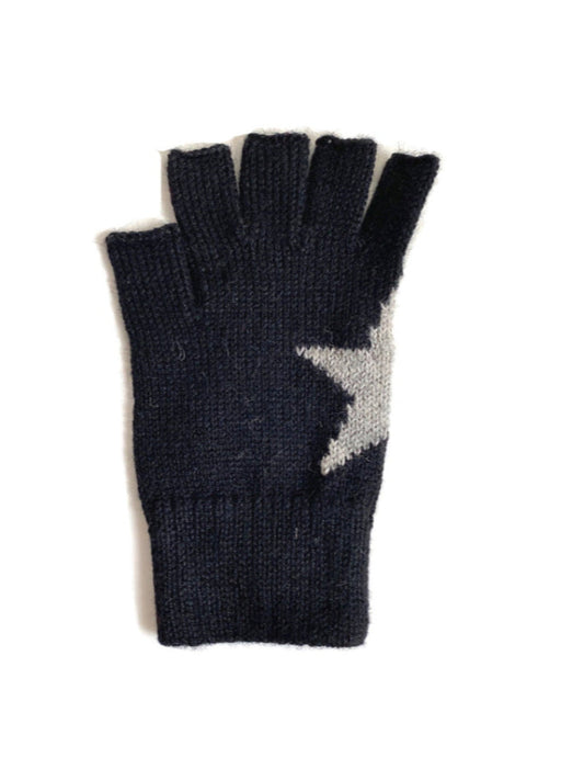 Star Baby alpaca fingerless Gloves