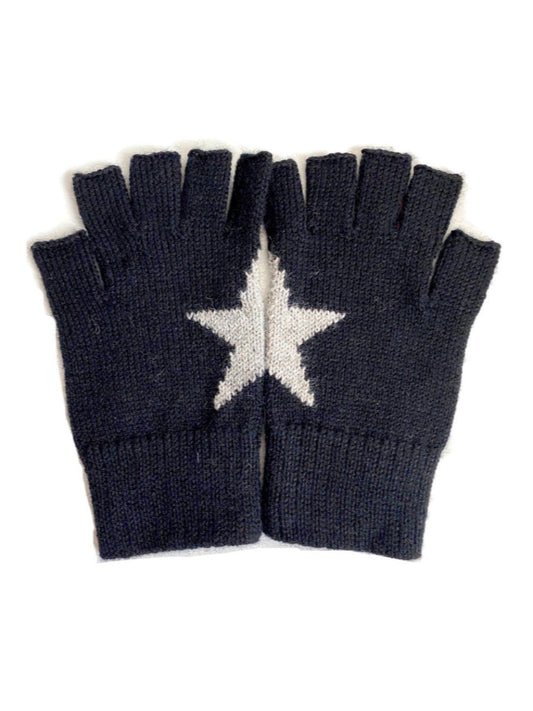 Star Baby alpaca fingerless Gloves