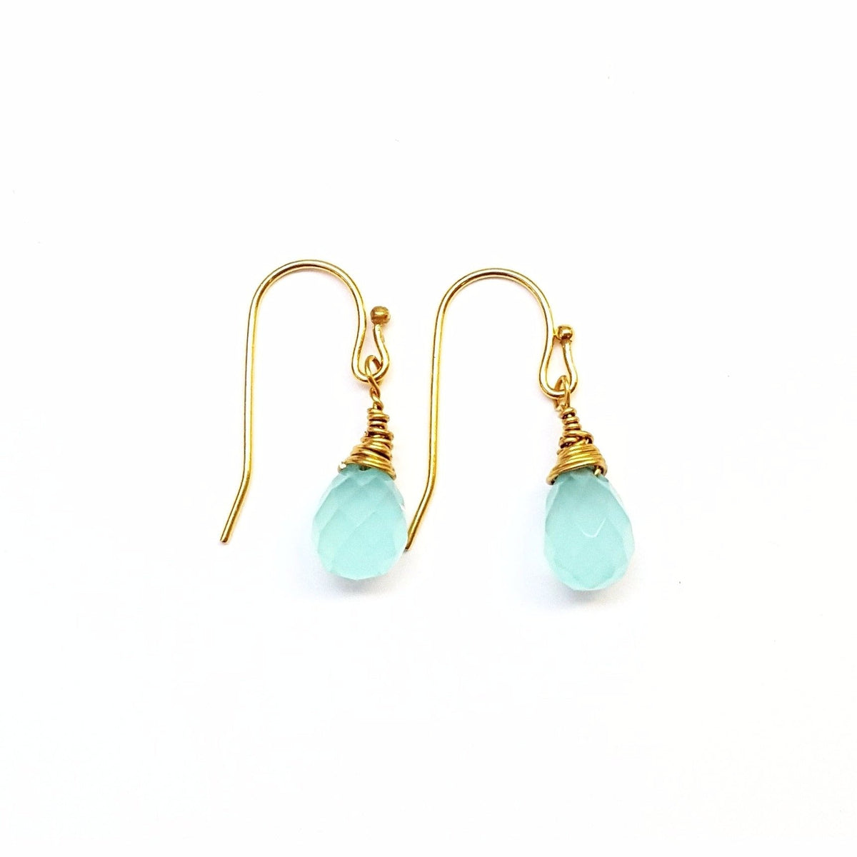 Blue Chalcedony Earrings
