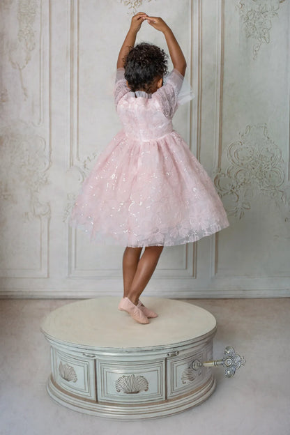 Blush Petal Music Box Dress
