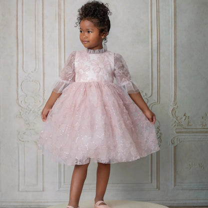 Blush Petal Music Box Dress