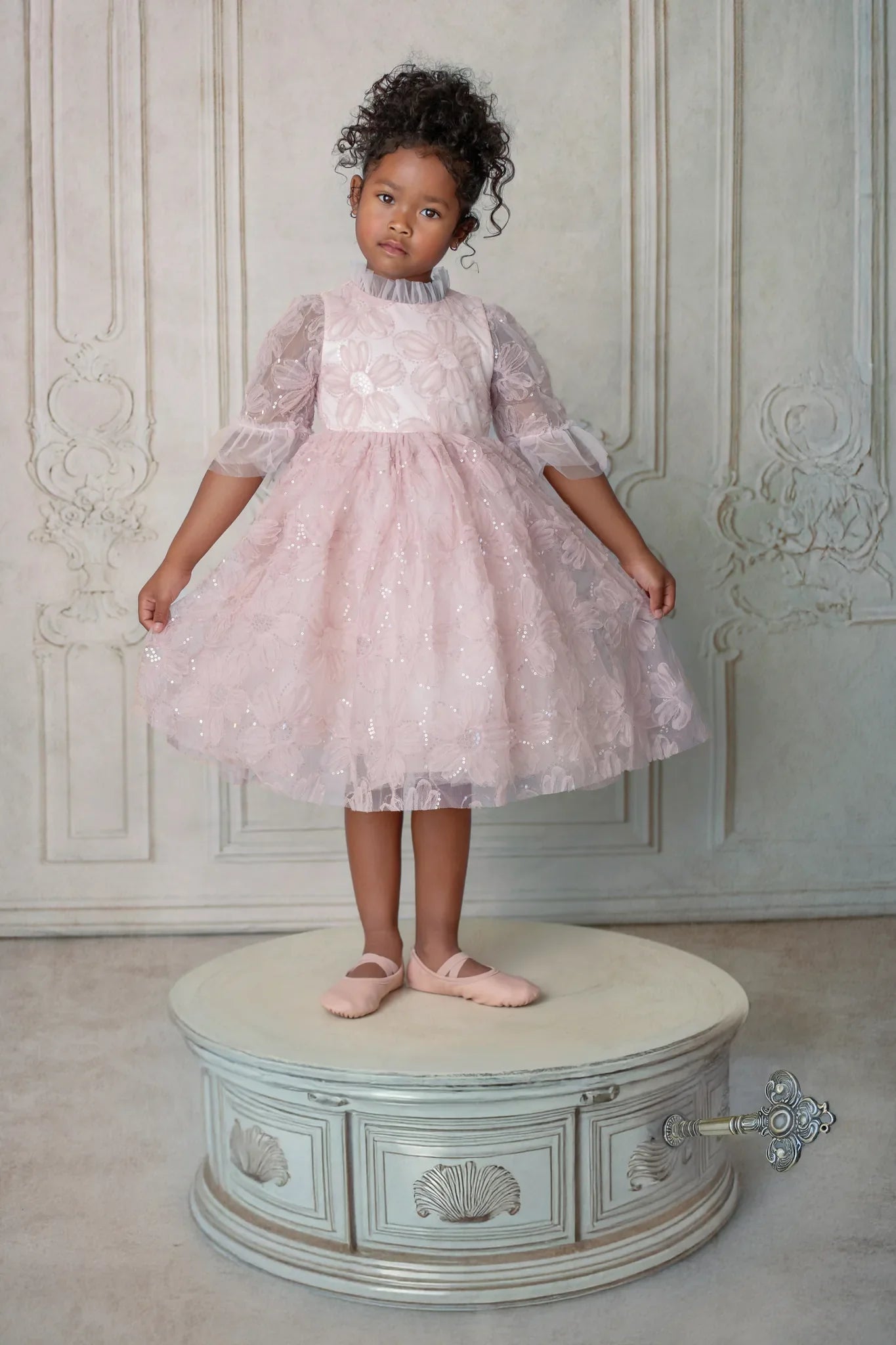Blush Petal Music Box Dress