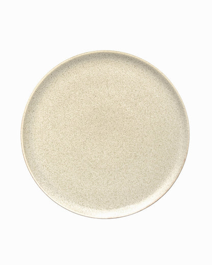 Cream Custard Handmade Dinner Plates - Set of 4