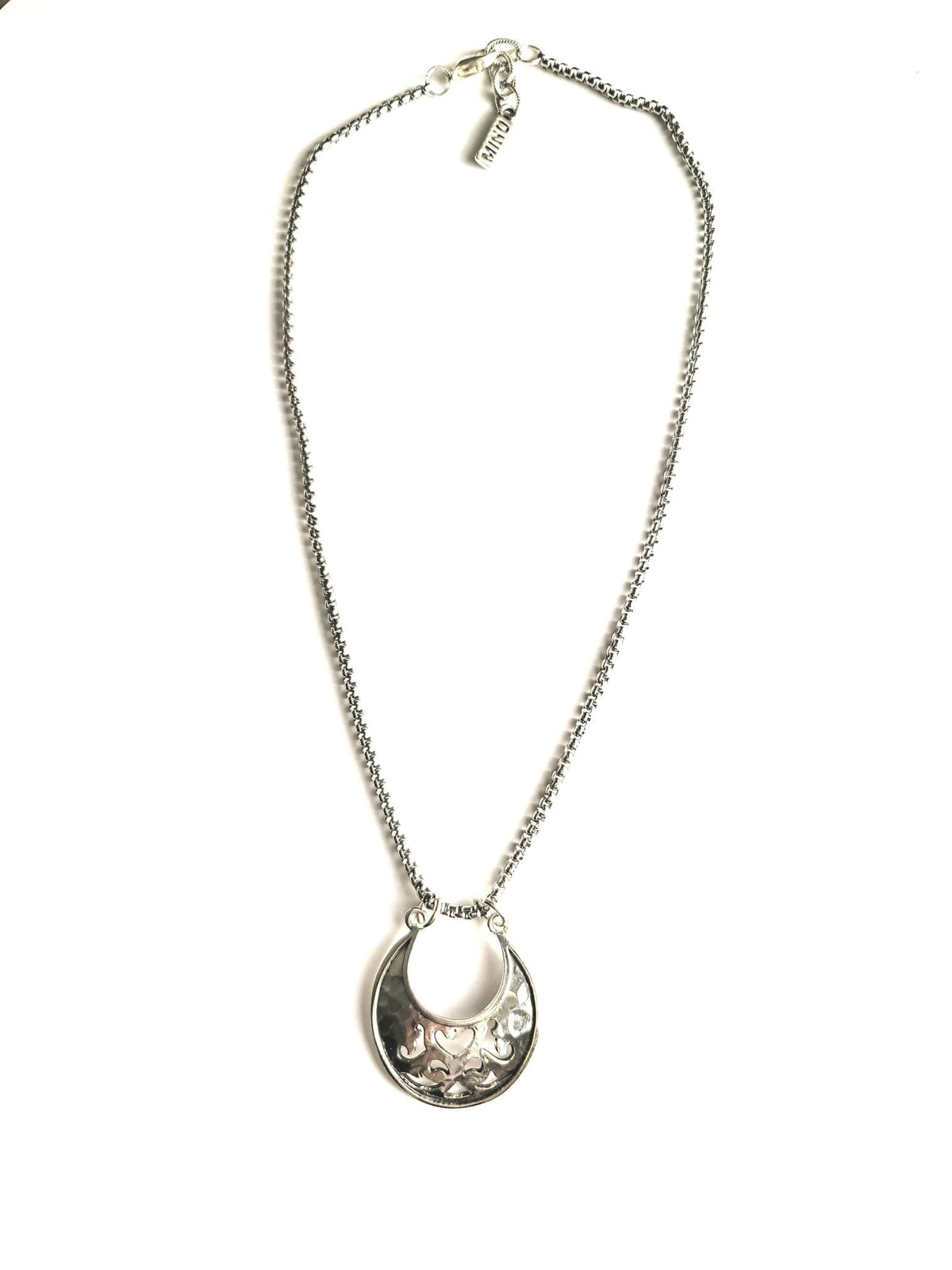 Crescent Cutout Necklace