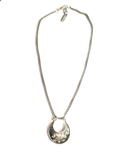Crescent Cutout Necklace