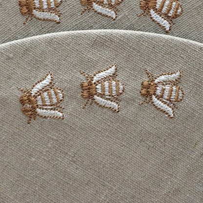 Toscana Bee Placemats in Oatmeal Stone – Set of 2