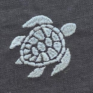 Toscana Turtle Placemats in Dark Taupe – Set of 2