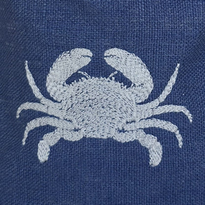 Amalfi Crab Basket in Mediterranean Blue