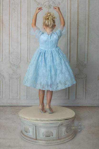 Sky Petal Music Box Dress