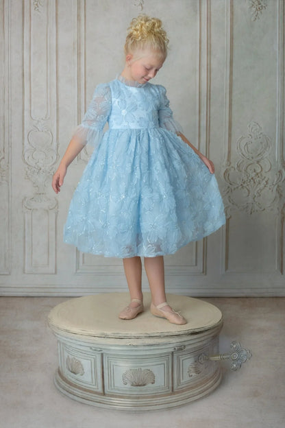 Sky Petal Music Box Dress